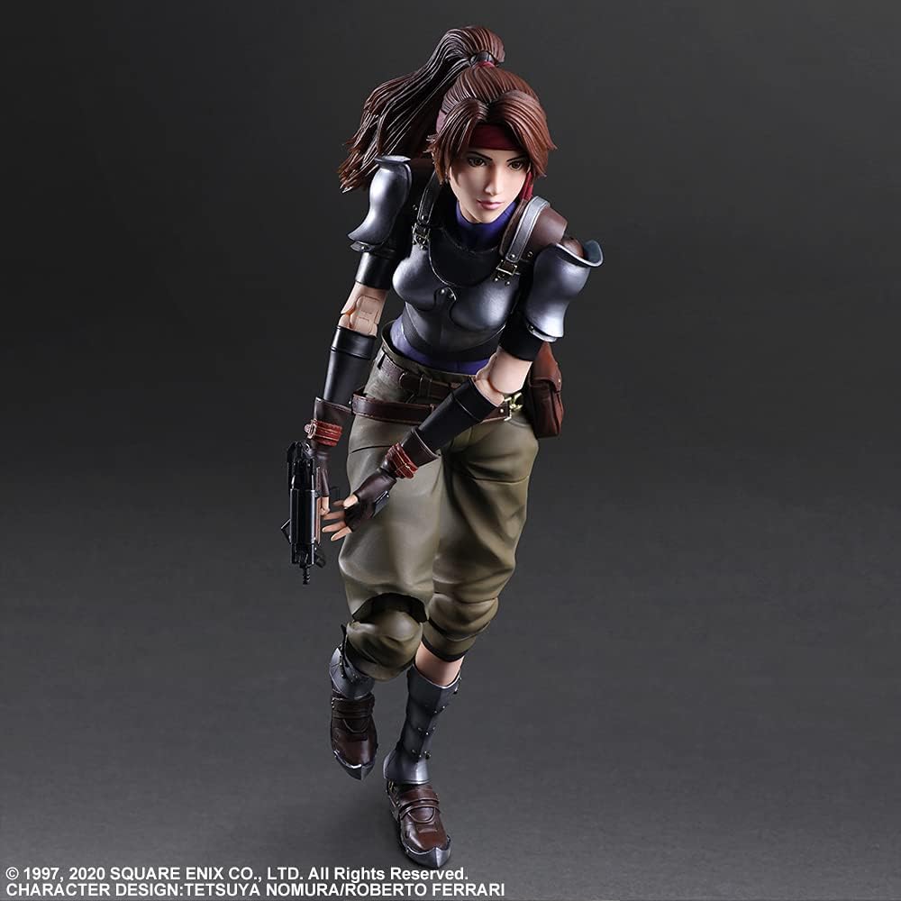 Final Fantasy VII Remake: Jessie and Motorcycle Play Arts Kai Action Figure Set