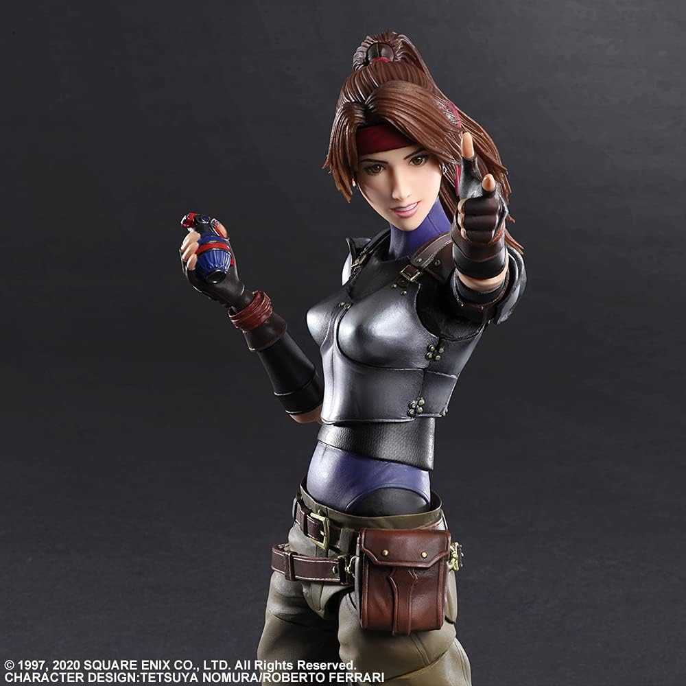 Final Fantasy VII Remake: Jessie and Motorcycle Play Arts Kai Action Figure Set