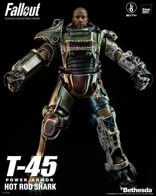 Fallout T-45 Hot Rod Shark Power Armor 1:6 Scale Action Figure