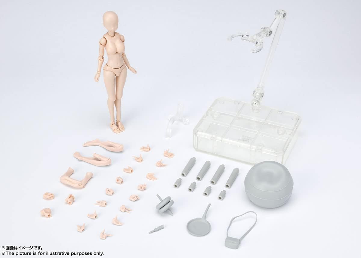 TAMASHII NATIONS - Kentaro Yabuki - Body Chan Edition DX Set (Pale Orange Color Version), Bandai Spirits S.H.Figuarts Action Figure