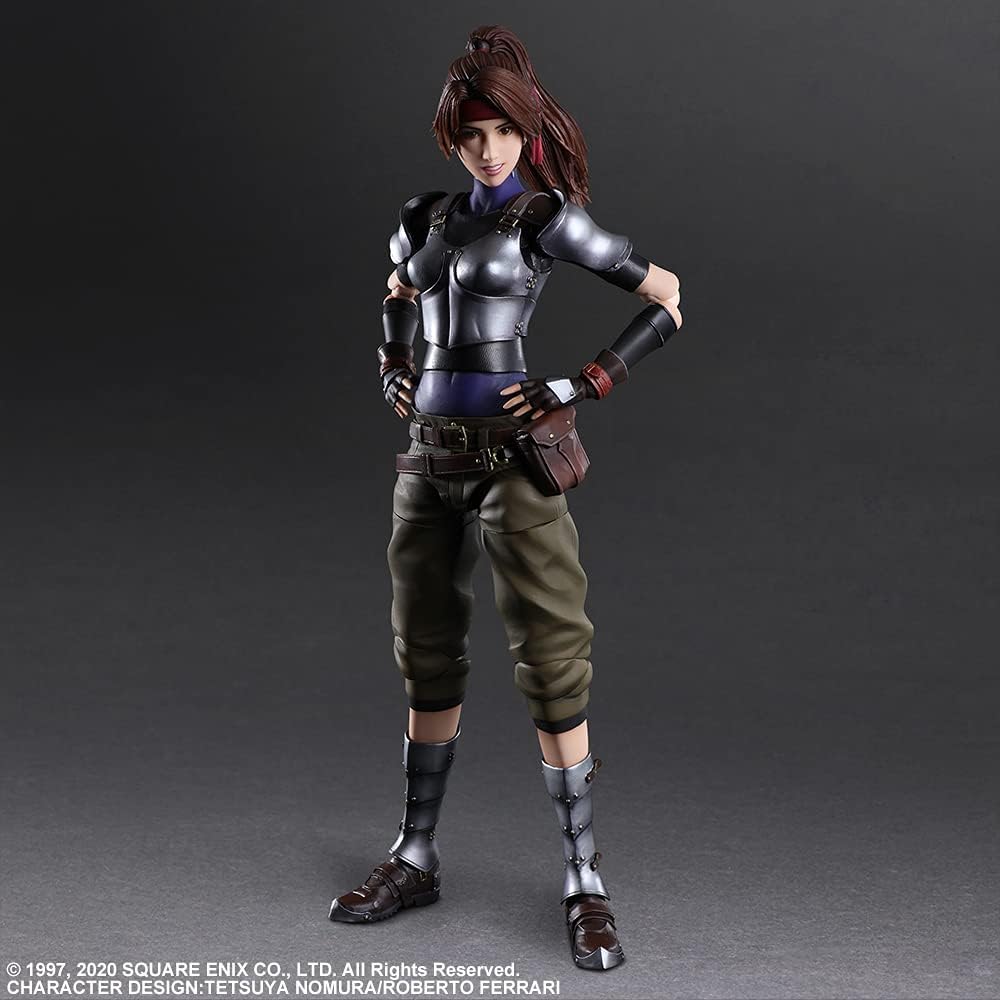 Final Fantasy VII Remake: Jessie and Motorcycle Play Arts Kai Action Figure Set