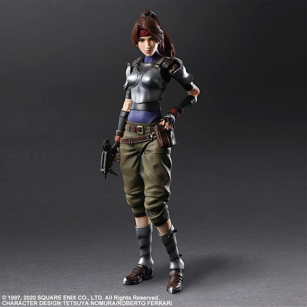 Final Fantasy VII Remake: Jessie and Motorcycle Play Arts Kai Action Figure Set