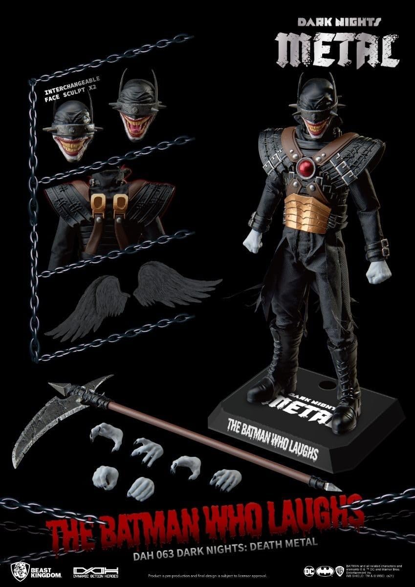 Beast Kingdom Nights: Death Metal The Batman Who Laughs DAH-063 Dynamic 8ction Action Figure