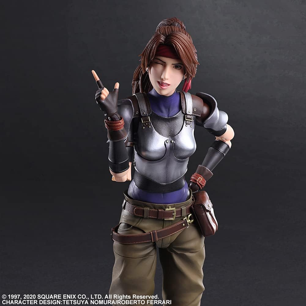 Final Fantasy VII Remake: Jessie and Motorcycle Play Arts Kai Action Figure Set