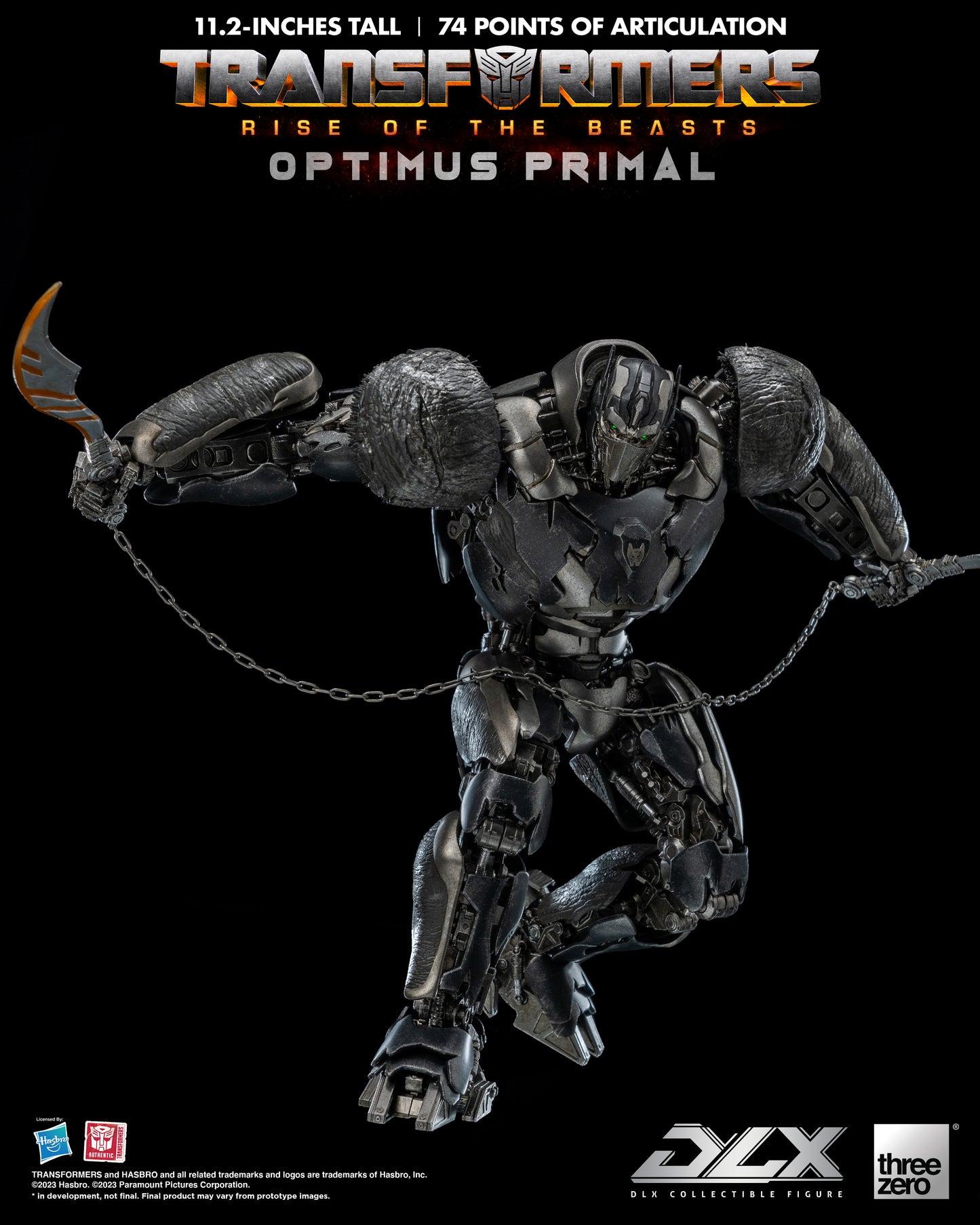 Optimus Primal DLX Scale Transformers: Rise Of The Beasts