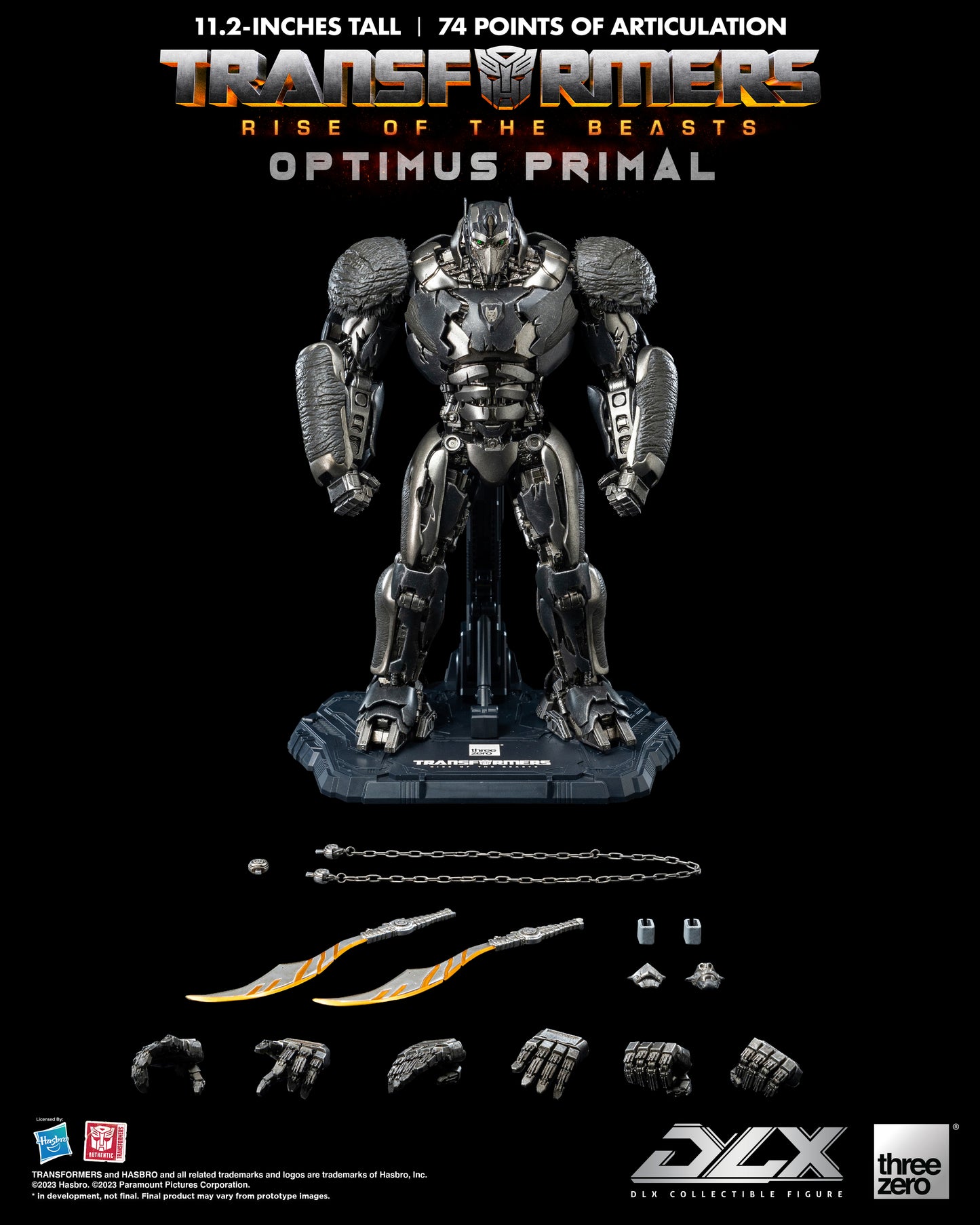 Optimus Primal DLX Scale Transformers: Rise Of The Beasts