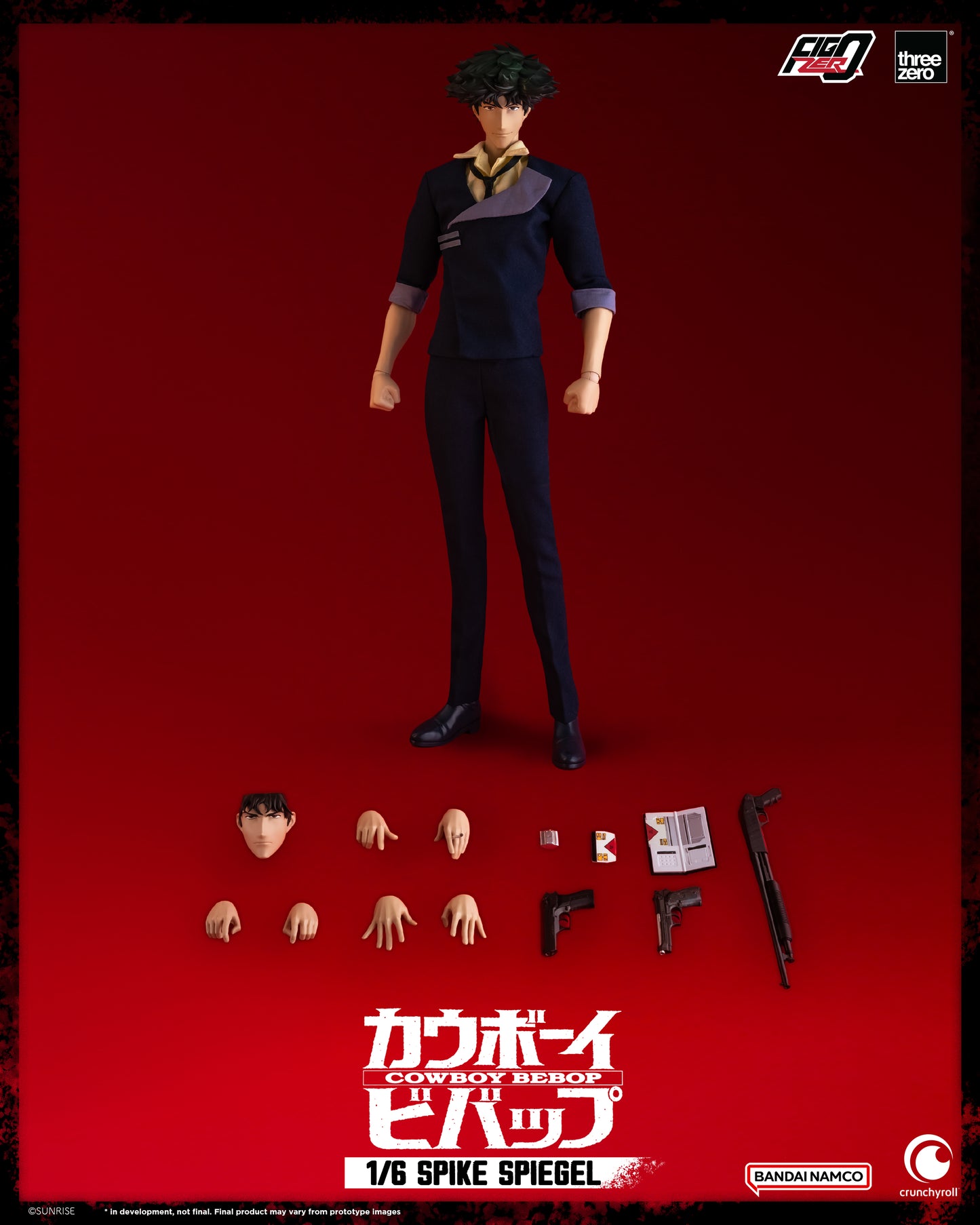 threezero FigZero Cowboy Bebop: Spike Spiegel 1/6 Scale Action Figure