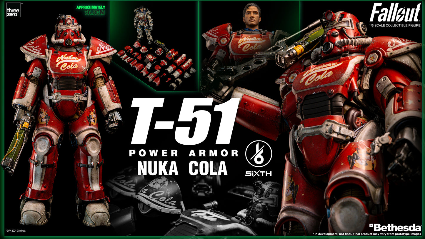 Fallout T-51 Nuka Cola Power Armor 1:6 Scale Action Figure