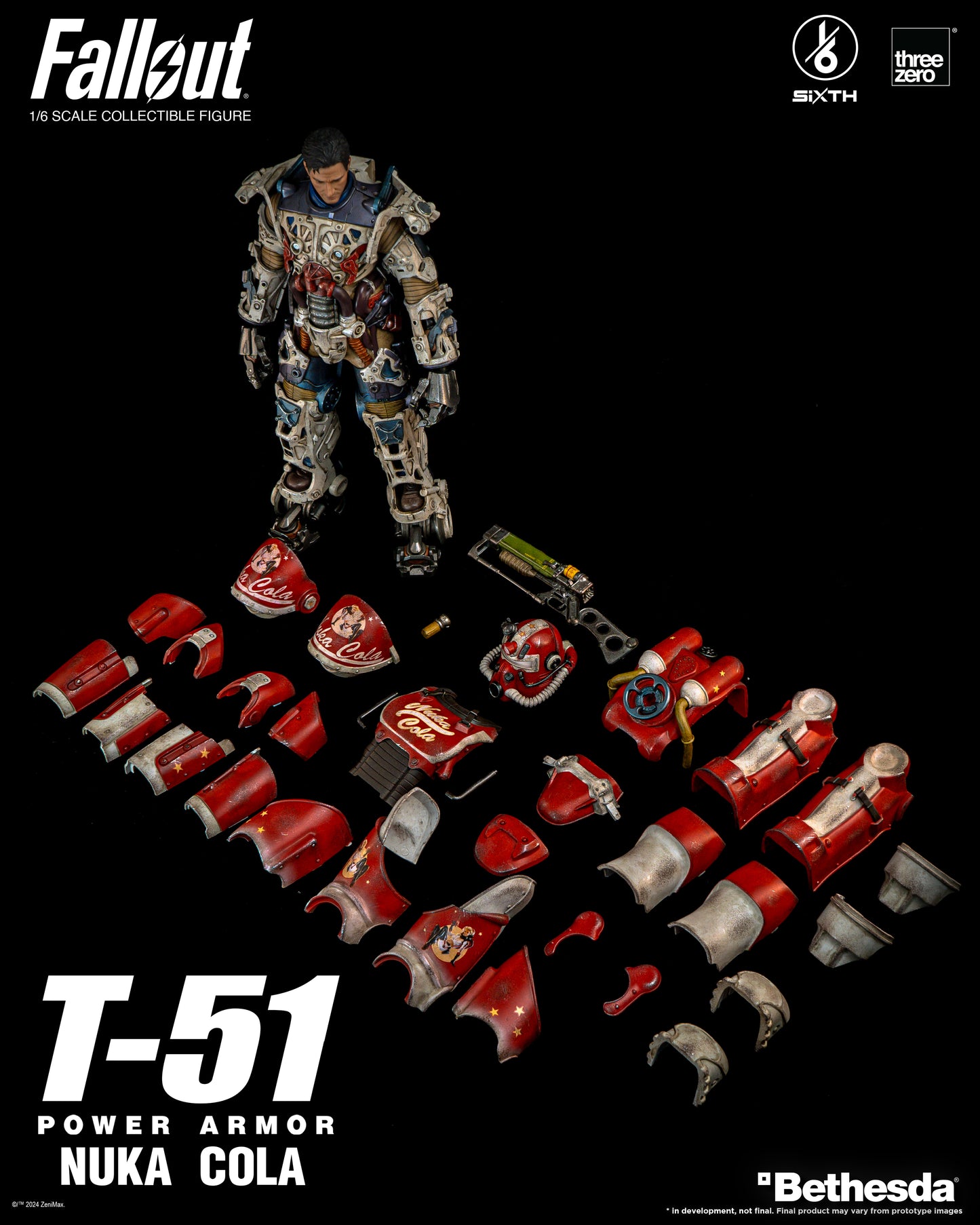 Fallout T-51 Nuka Cola Power Armor 1:6 Scale Action Figure