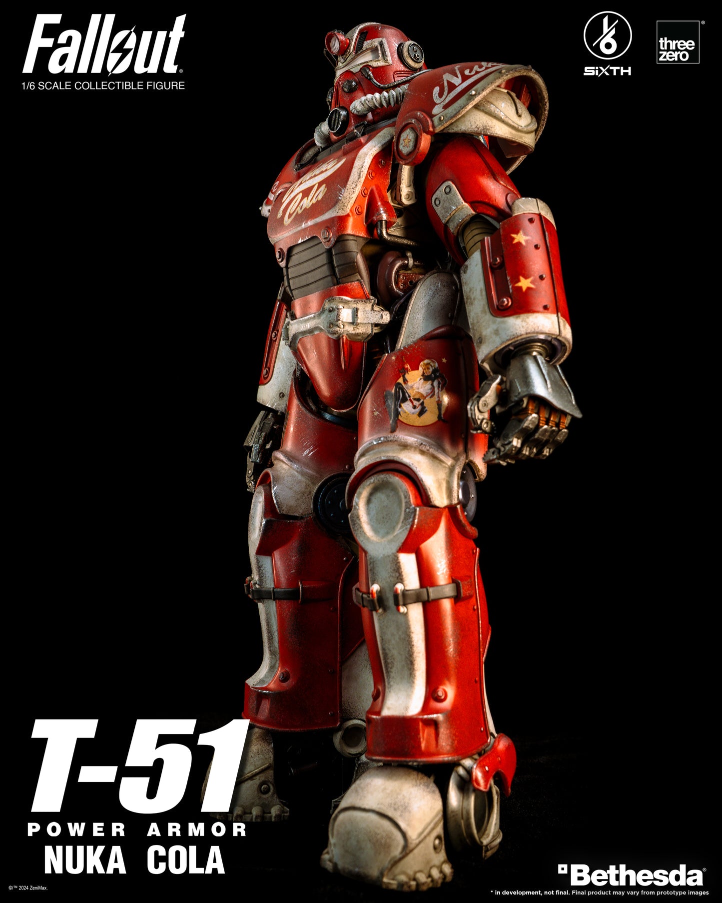 Fallout T-51 Nuka Cola Power Armor 1:6 Scale Action Figure