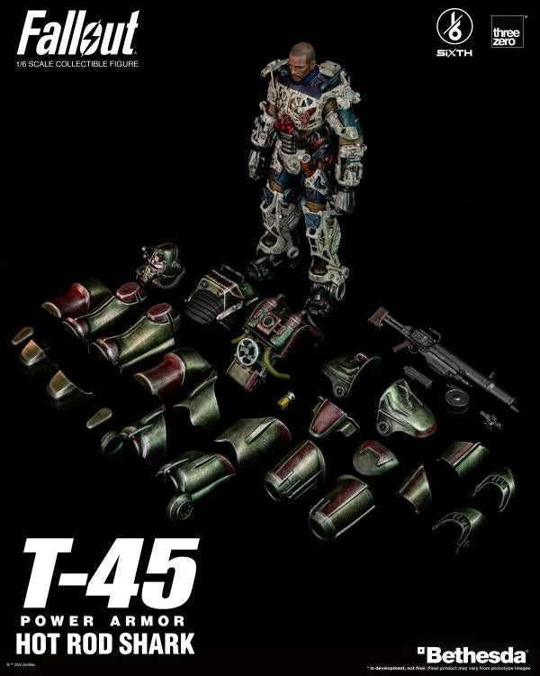 Fallout T-45 Hot Rod Shark Power Armor 1:6 Scale Action Figure